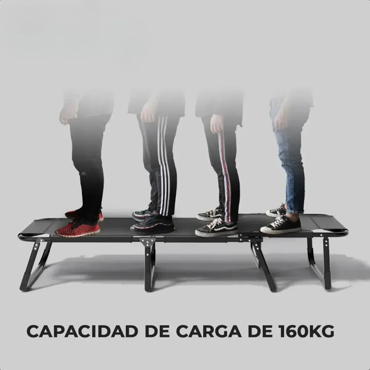 Catre Cama Plegable + Colchón + Almohada