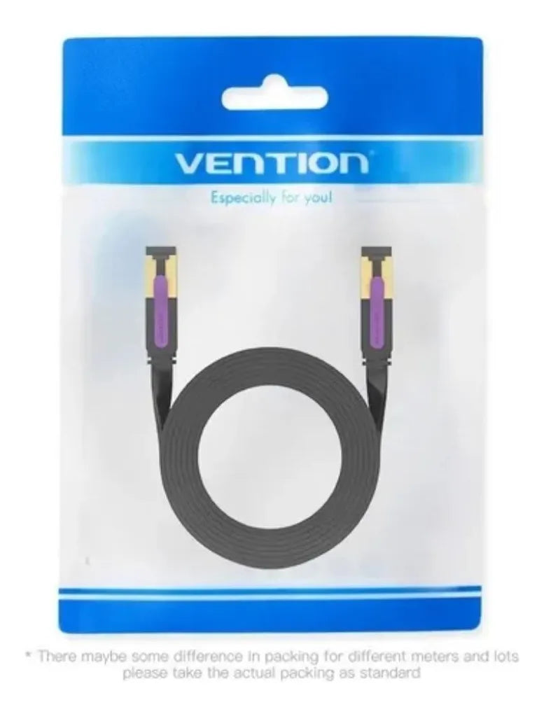 Cable De Red Ethernet Flat Cat.7 Utp Plano 3 mts