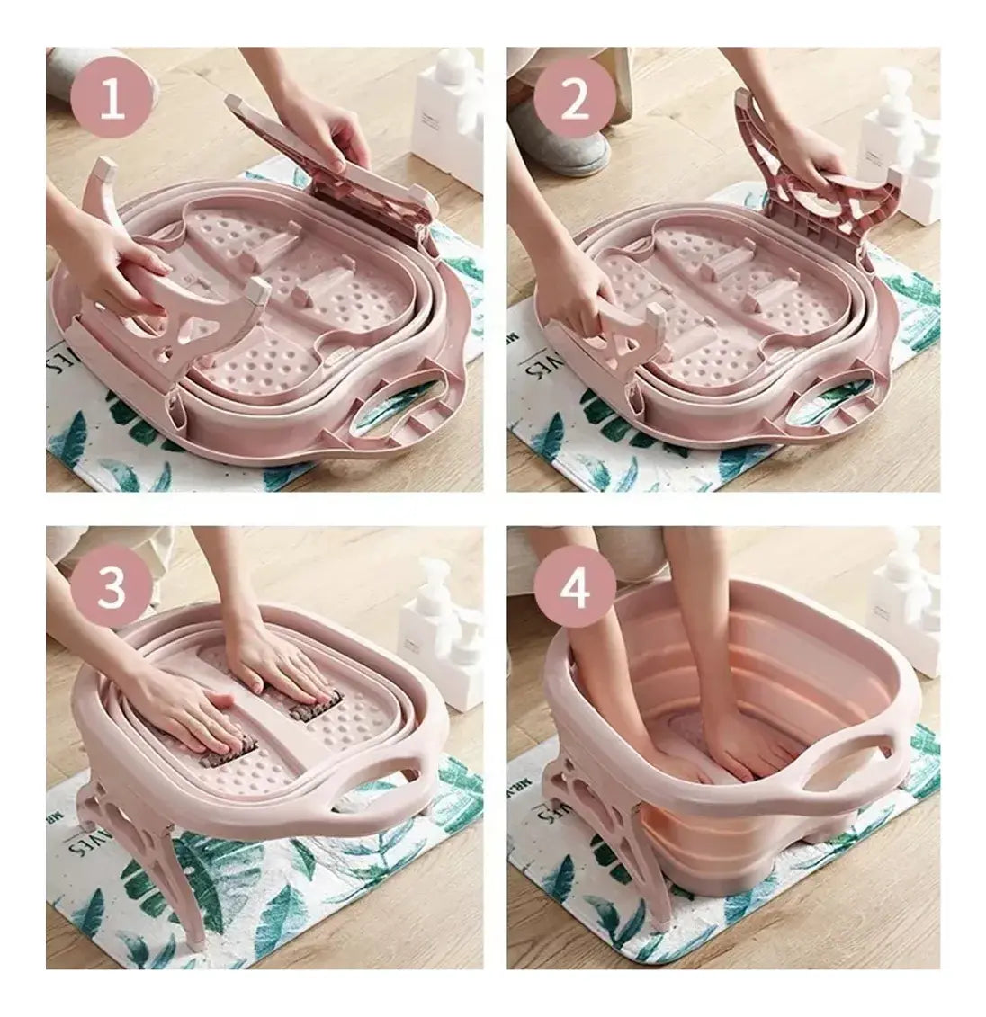 Bañera Plegable Para Pies Masaje Spa