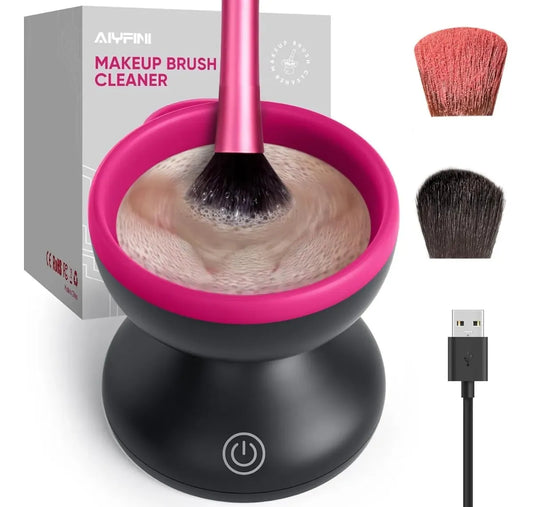 Limpiador De Brochas De Maquillaje Automático