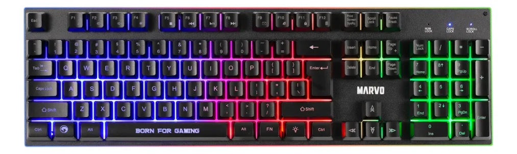 Combo Gamer 4 En 1 Marvo CM416 Auricular + Teclado + Mouse Pad + Mouse