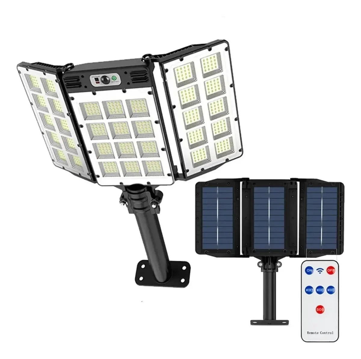 Foco Luz Led Solar Exterior Con Sensor De Movimiento / 300w