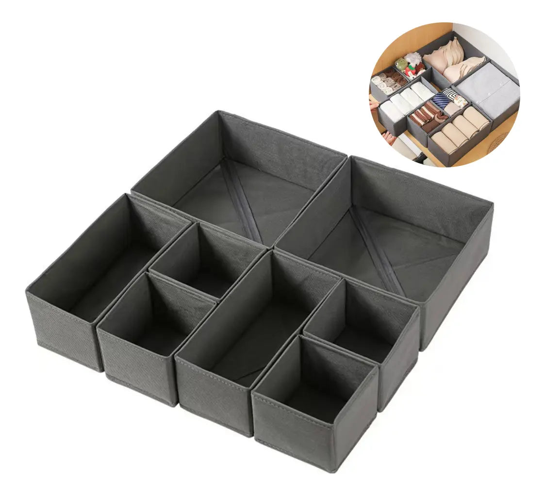 Set De 8 Organizadores De Ropa Y Accesorios