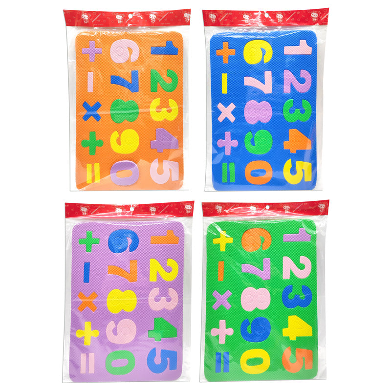 Juego Didáctico de Goma Eva Números