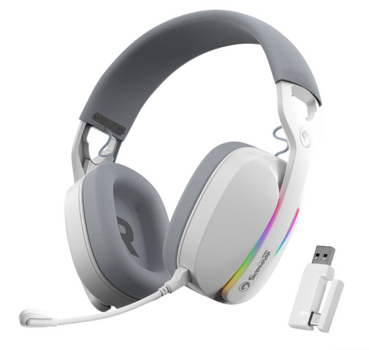 Auriculares Gamer Inalámbricos 7.1 Marvo RGB Bluetooth + Usb