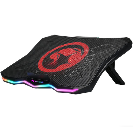 Soporte Notebook hasta 17" Con ventilación Marvo + HUB USB