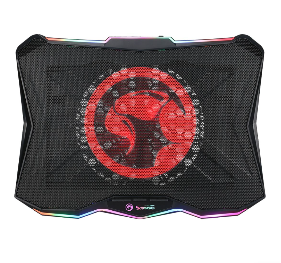 Soporte Notebook hasta 17" Con ventilación Marvo + HUB USB