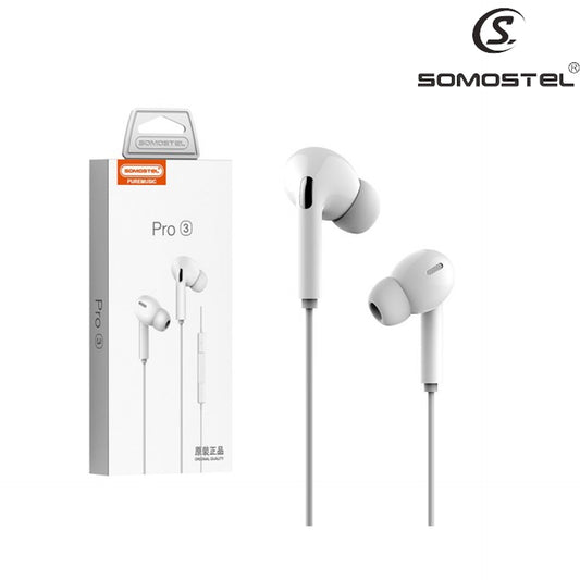 Auriculares Manos Libres Somostel Pro 3 - Tipo C