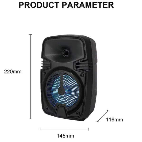 Parlante Bluetooth 4″ / 8w Sing-e