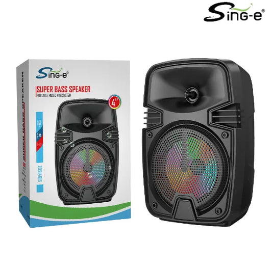 Parlante Bluetooth 4″ / 8w Sing-e