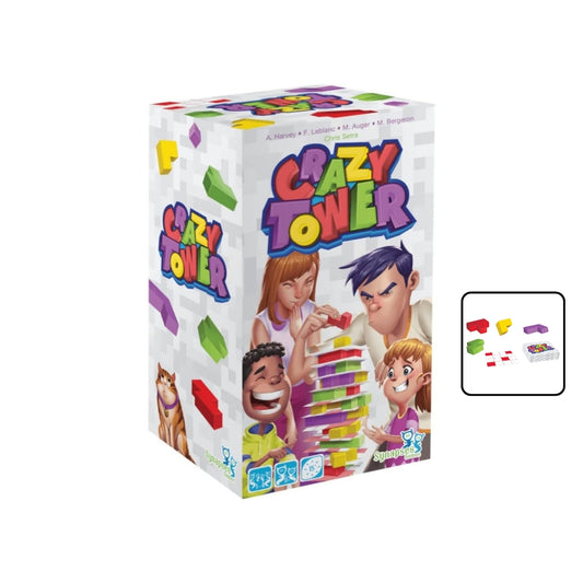 JUEGO DE MESA,
CRAZY TOWER BASE