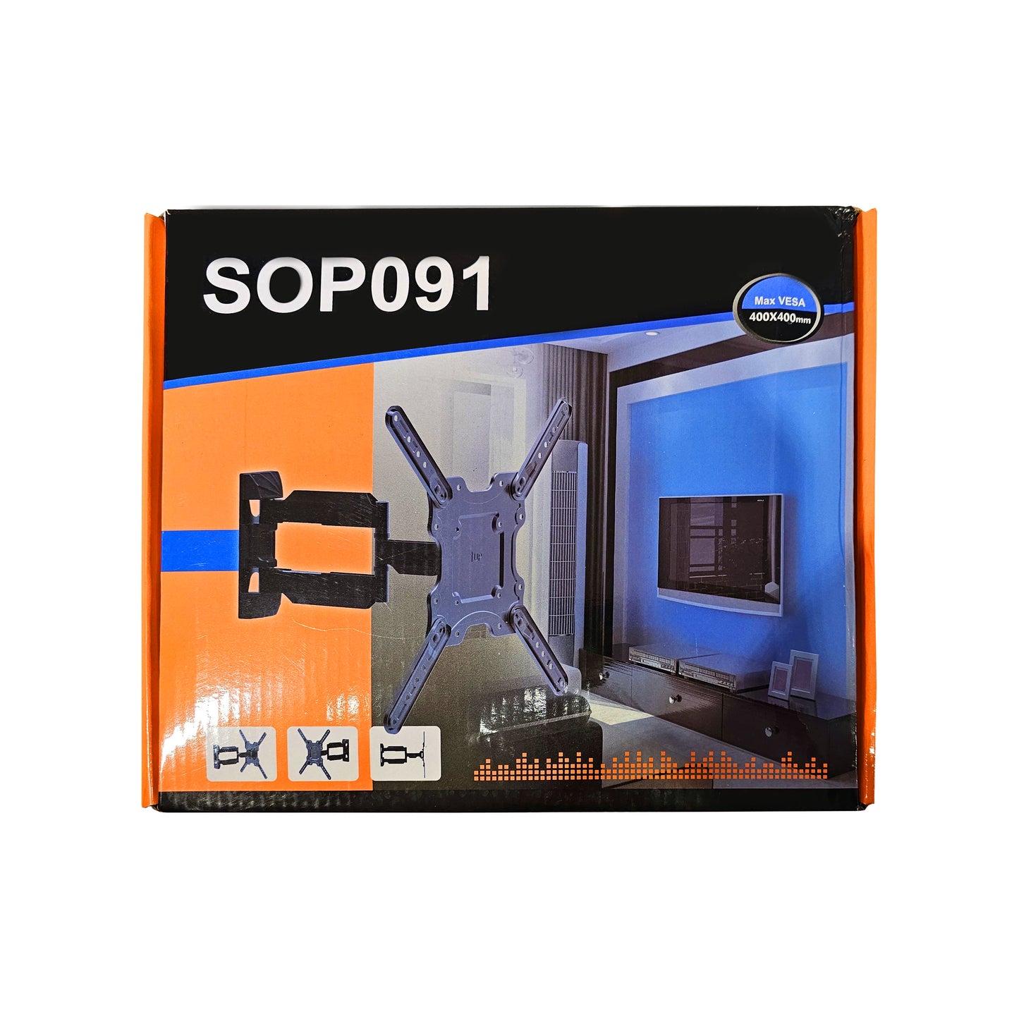 Sop TV 26A55" Vesa 400X400MM 35KG, Brazo articulado