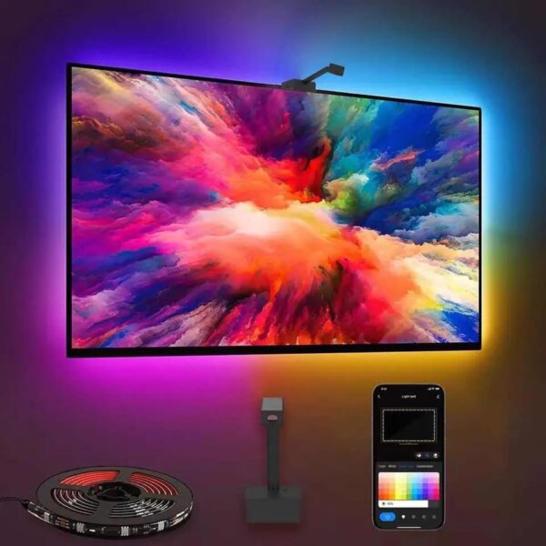 Tira De Luz Led RGB para Tv / Pc 55¨ A 75¨ con Cámara